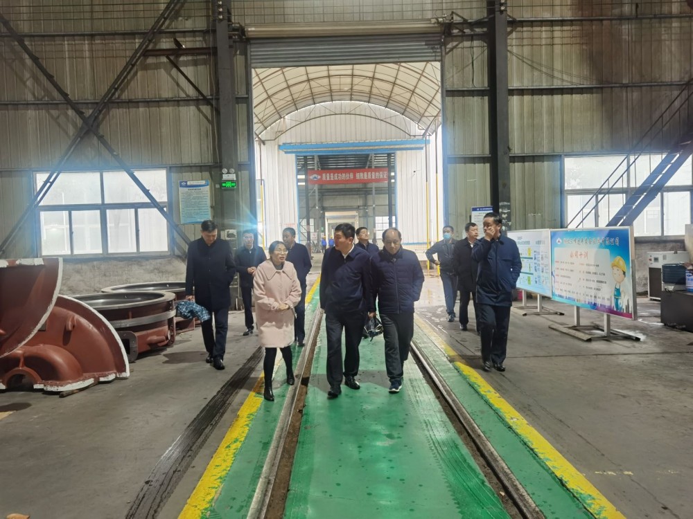 湖北省經(jīng)信廳副廳長郭濤來三峰透平調(diào)研指導